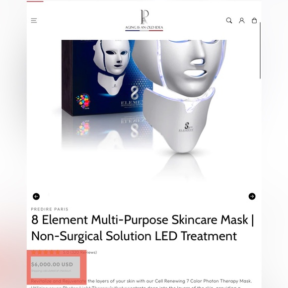 PREDIRE PARIS 8 Element Multi-Purpose Skincare LED - Picture 2 of 5